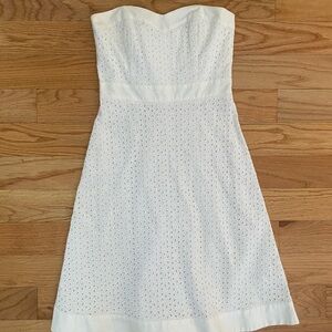 Women’s Size 2 Eyelet Dress in White